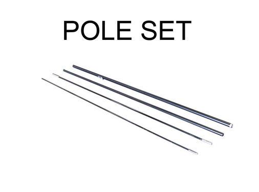 pole set for flags