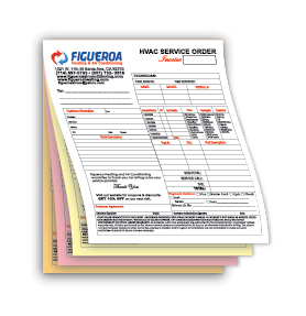 4 part NCR Carbonless form