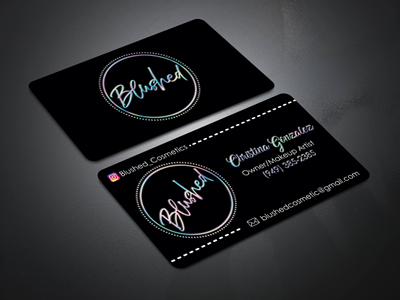 Raised Foil Business Cards 