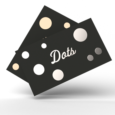 Raised Foil Business Cards 