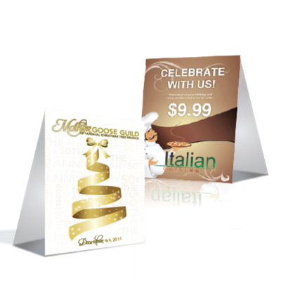Table Tent Cards
