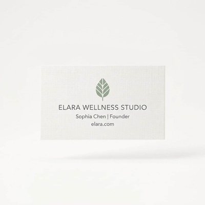 Linen Business Cards 