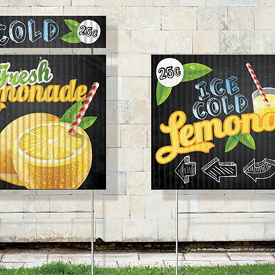 Yard Coroplast Signs