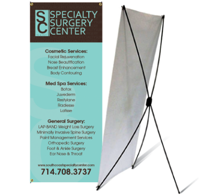 Banner with X-Stand