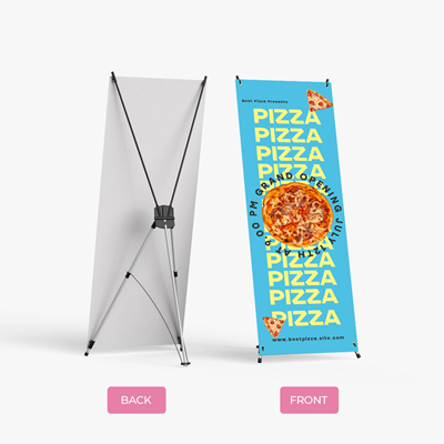 Banner with X-Stand