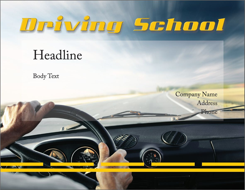 Orange County Printing Car 85x11 6 Driving School