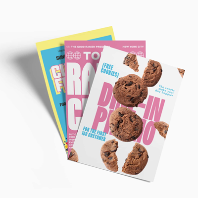 Club Card Flyers (High Quantity)