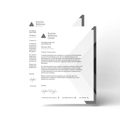 Letterhead (Black and White)