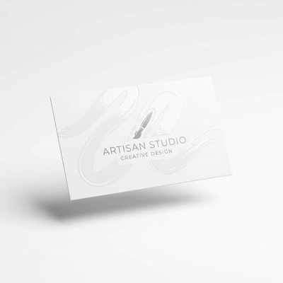 Raised Spot UV Business Cards